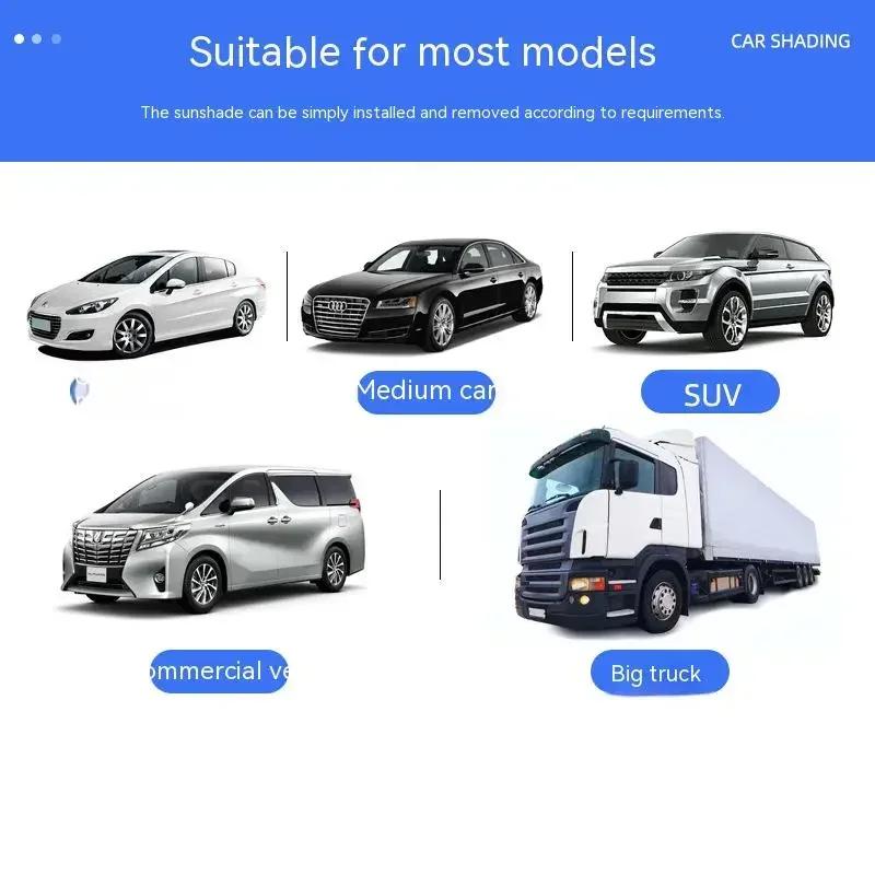 1PCS Retractable Shading Curtain Car Auto Side Window Roll Curtain Household Living Rooms Sun Shading Rolling Blinds Cover