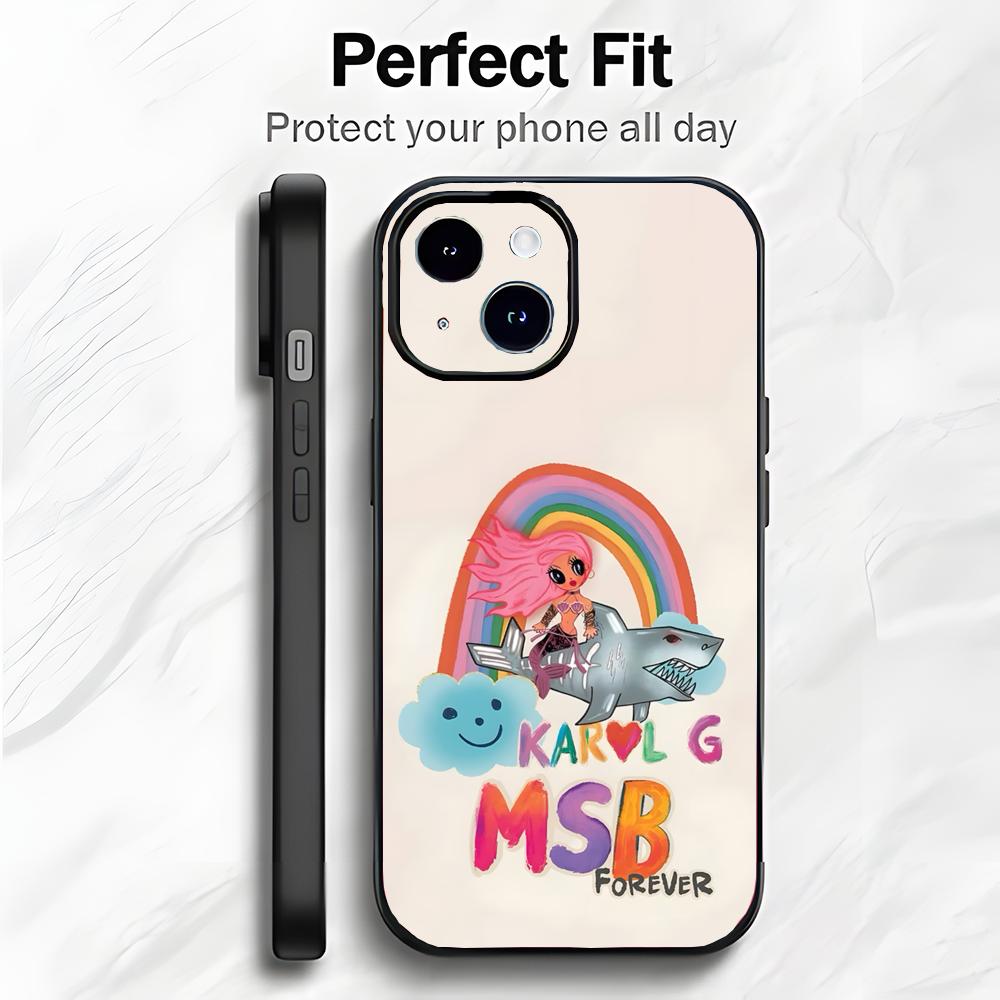 Latin Pop Singer K-Karol G Phone Case Phone Case Soft Packaging Lightweight For iPhone17 16 15 14 13ProMax