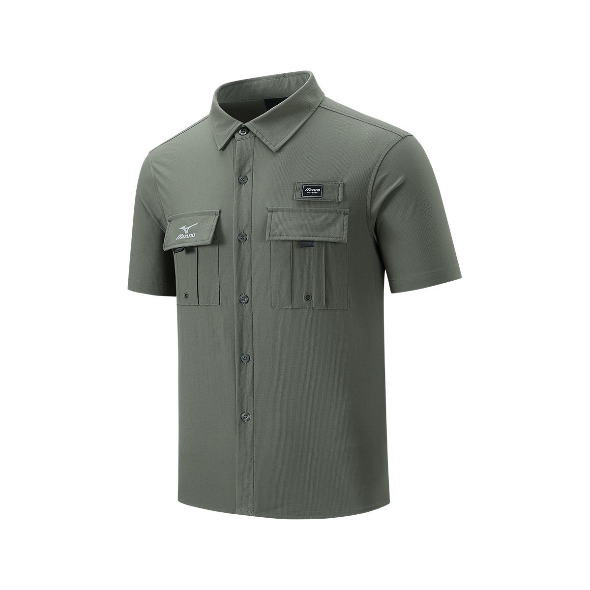 Mizuno Shirts Unisex Lapel Thin Workwear A2CA4112 4XL