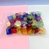 Transparent Building Blocks 10cm 3D Geometric Shapes Educational Toys for Early Cognitive Development