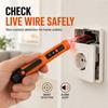 12-1000V Non Contact Voltage Tester Pen AC Detector Smart Breakpoint Finder for Home Outlet Wiring Electrician Repair Tool Use