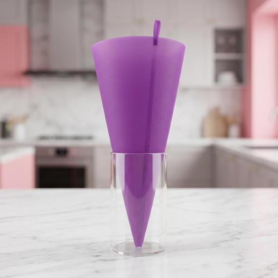 Yousheng Reusable Piping Bag for Cake Decorating Food Grade Disposable Pastry Cream Bag Transparent Baking Supplies