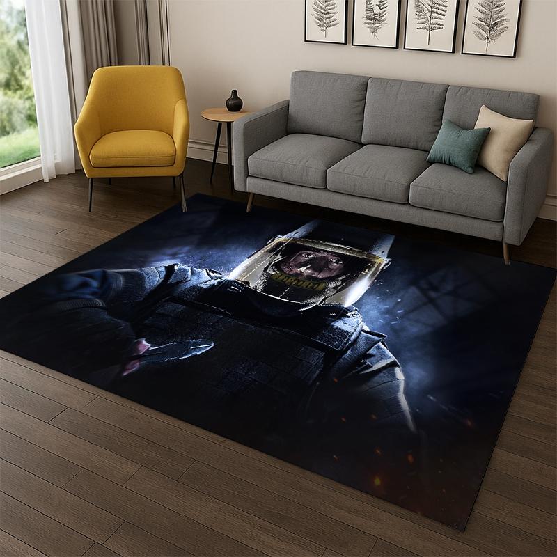 Counter Strike CS GO Game Gamer Carpet Rug for Bedroom Living Room Sofa Playroom Doormat Home Decor,Kid play Area Rug Non-slip