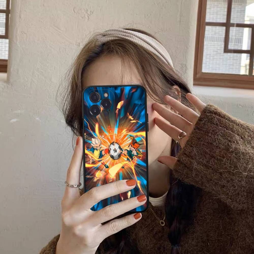Axel Blaze Firestorm Inazuma Eleven Phone Case For Iphone 16 15 17 13 14 12 11 Pro Max Plus Black Shell Cover Case