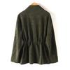 Womens 2026 Faux Lamb Leather Trench Coat With Lapel Collar Waist Belt Plus Size Elegant Outerwear