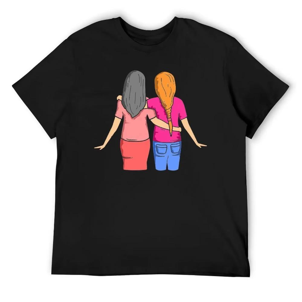 Mother's Day Mother Daughter WOmen's Sport T-shirt Harajuku Campaign Tees Classic Fitness Sarcastic USA Size