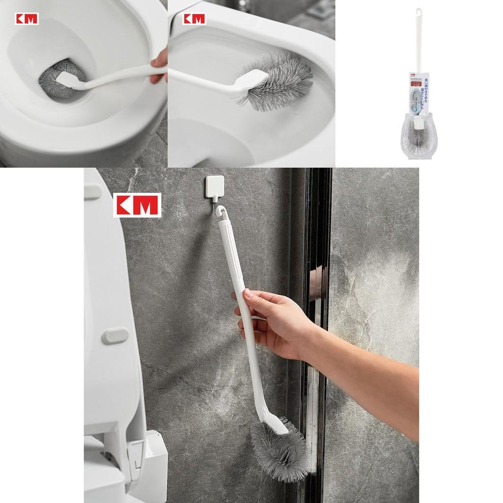 Brush Toilet With Long Handle For Bathroom Cleaning Plastic Wall Scrubber Mounted