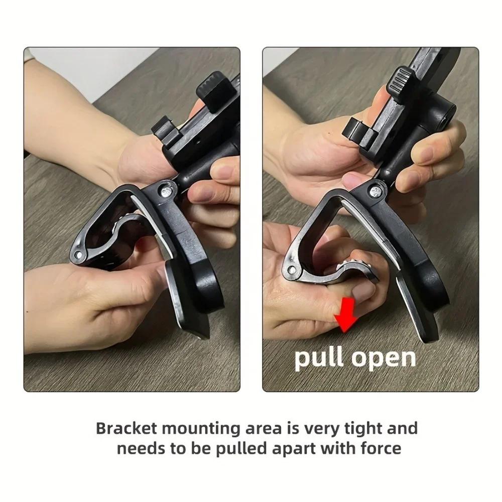 Universal Dashboard Car Phone Holder 360 Degree Rotation Strong Suction Cup Mount with Clip Stand for Smartphone GPS Navigation