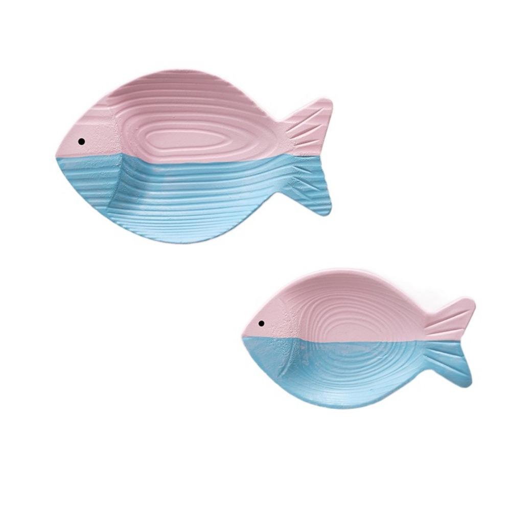 

DIY Fish Wall Hanging Ornaments Hangable Fish Plate Decorative Wood Fish Pendant Living Room Style 3