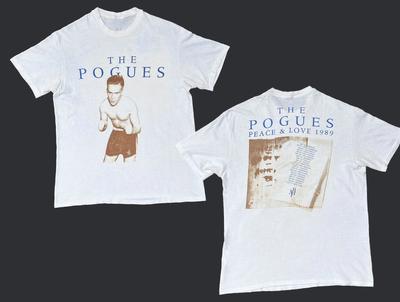 Hot The Pogues Peace and Love Gift Funny Unisex S-235XL 21D975