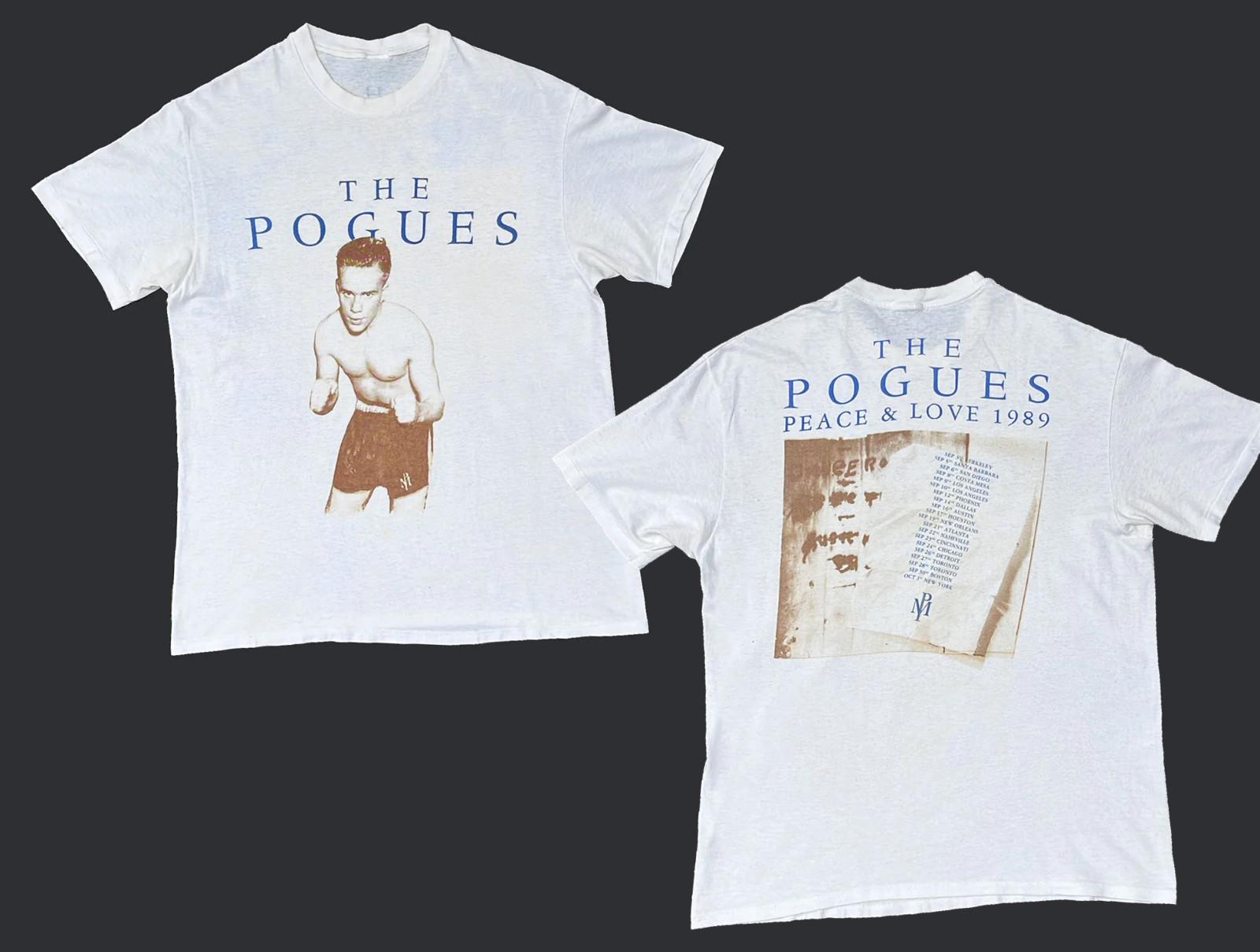 Hot The Pogues Peace and Love Gift Funny Unisex S-235XL 21D975 M