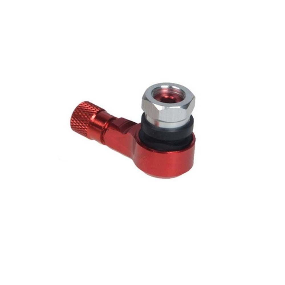 Zinc Zinc Alloy CNC 90 Degree Angle Valve Adaptor Motorcycle Gas Nozzle Extension Valve Stem Tyre Valve