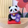 Panda Gun Gun Fortune-Blessing Blind Box Figurine for Desk or Car