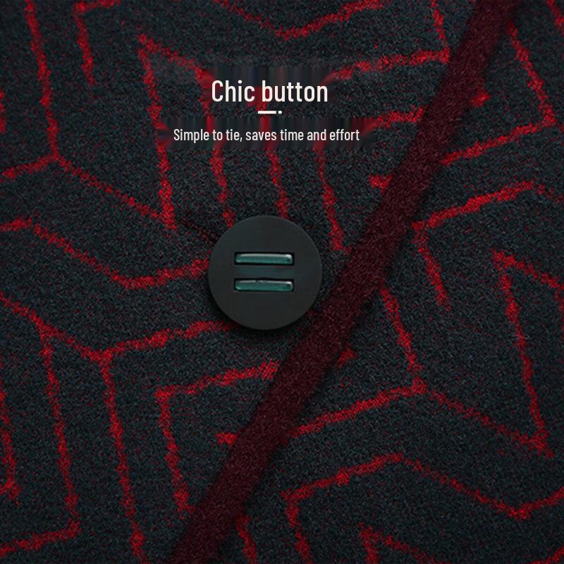 YUZHAOLIN Women's Elderly Autumn/Spring Wool-Blend Jacket