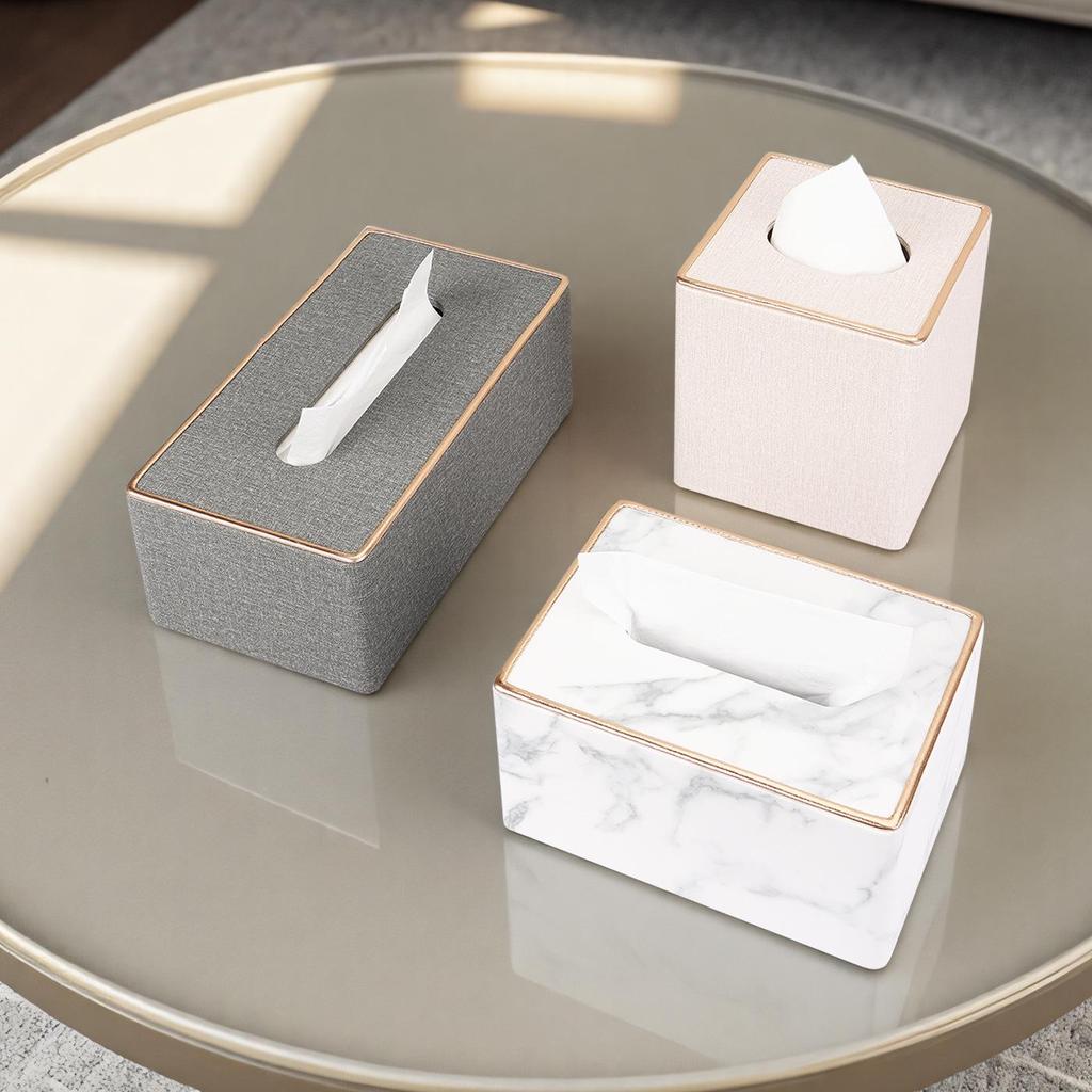 Luxurious Desktop Tissue Box: Stylish Design for Home, Hotel, or Restaurant