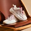 Anta Milkshake 2 Autumn Sports Height Increasing Wear Resistant Low Top Casual Shoes Women Casual Shoes White Pink 122548881-4
