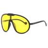 Vintage One Piece Sunglasses For Women New Fashion Oversized Sun Glasses Female Elegant Shades Uv400