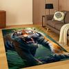 Tiger Beast Wildlife Cartoon Carpet Rug for Bedroom Living Room Sofa Playroom Doormat Home Decor,Kid Game Area Rug Non-slip