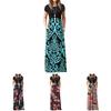 Stunning Abito Lungo Maxi Floreale Boho da Donna per Feste Cocktail ed Eventi Estivi