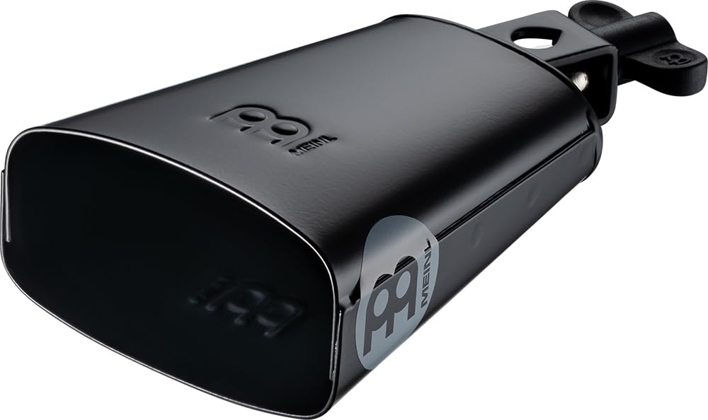 MEINL Percussion Cowbell, Black Powder Coated Steel, 5 14" (SL525-BK)