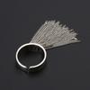 Silver Color Simple Geometric Multilayer Tassel Handmade Opens Ring for Women Men Fashion Personalized Party Jewelry