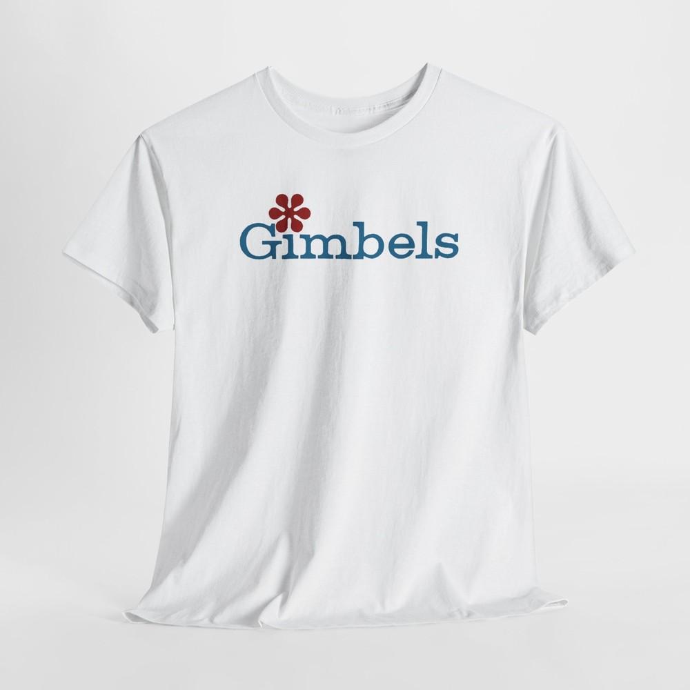 

Vintage Gimbels s Department Store Unisex Heavy Cotton Tshirt Tops Tee Retro History T-Shirt 3XL