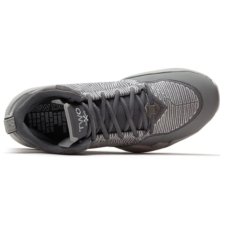New Balance Nb 2Wxy Fabric Synthetic Leather Comfortable Versatile Low-Top Retro Basketball Shoes Men sneaker Gray BB2WXYGR