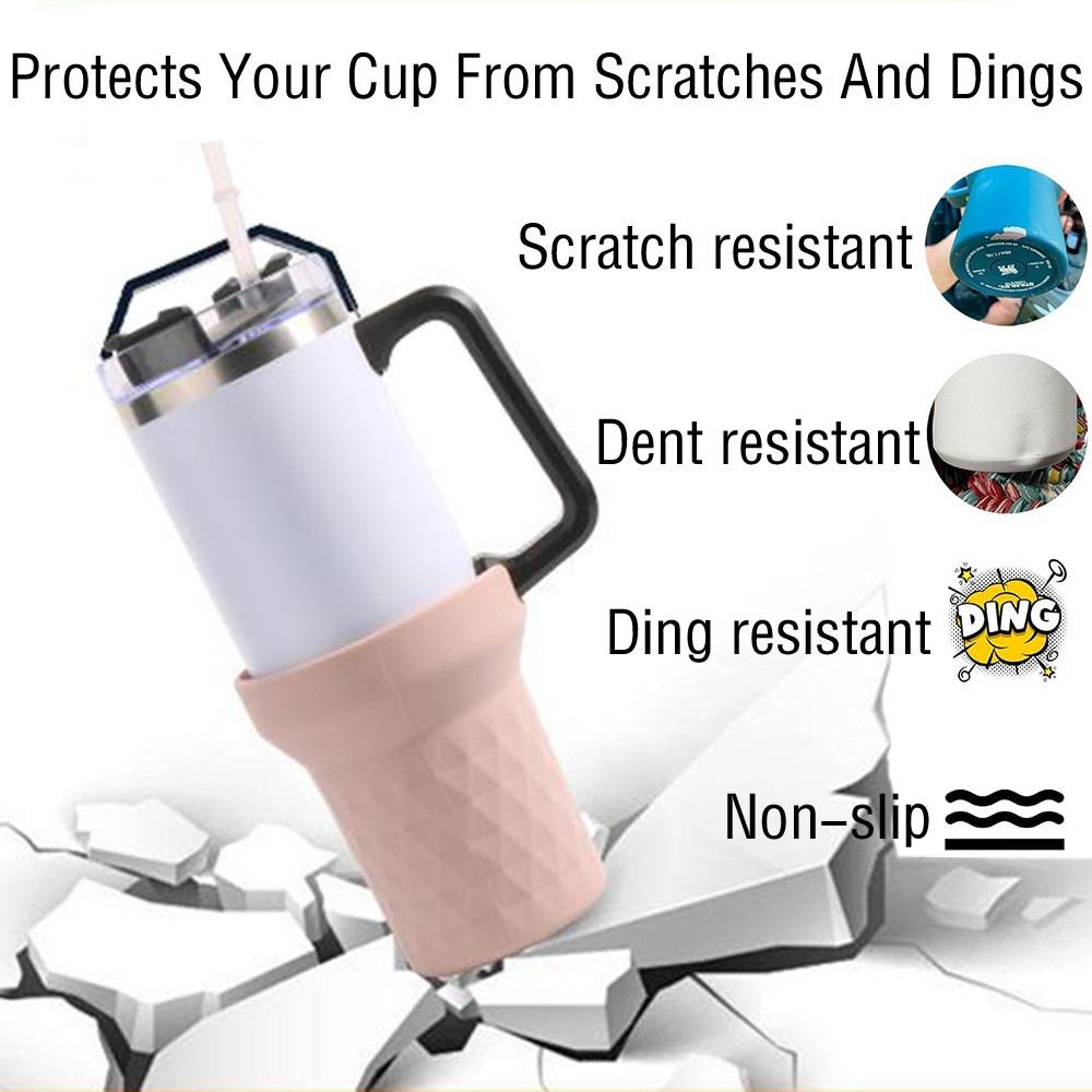 40oz Cup Protective Silicone Boot Bottle Bottom Sleeves Cover for Stanley