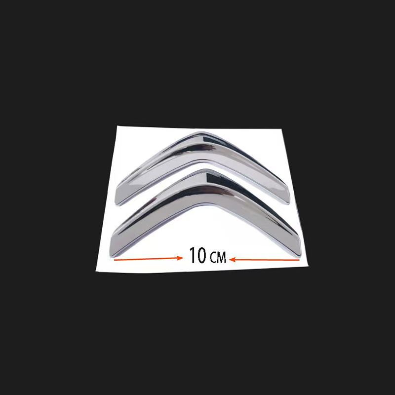 AGX4 ABS Car Front Rear logo letter sticker Rear Bumper tail door trunk sticker for Citroen Elysee Berlingo Xsara C3 XR C4 Picasso C5