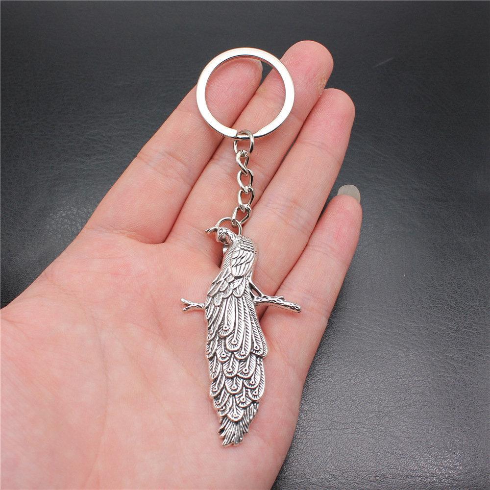 

28 мм Брелок Птица Совы Минималистичные Ювелирные Компоненты QY008 A44-1pcs-32x60mm