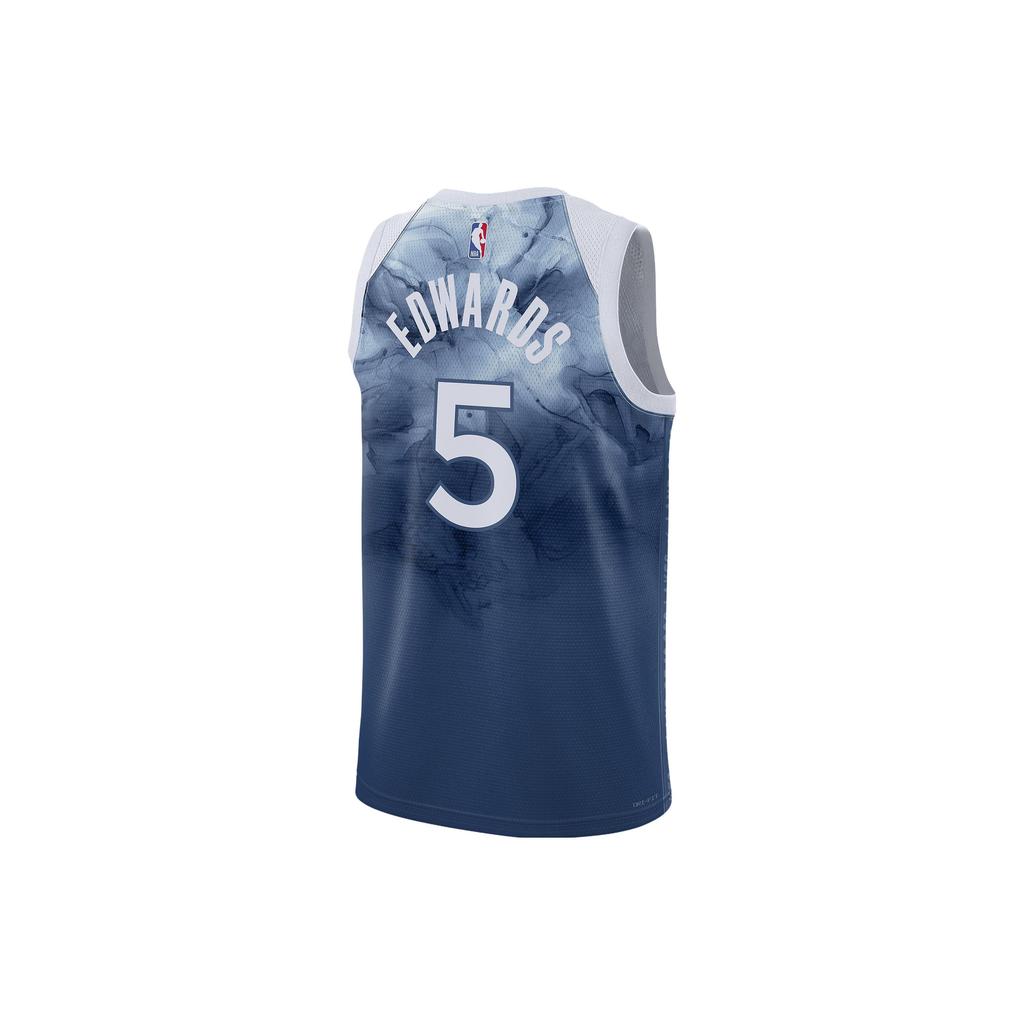 Nike X NBA Minnesota Timberwolves City Edition 2324 Swingman Jersey 'Anthony Edwards 5' Men's DX8510-481