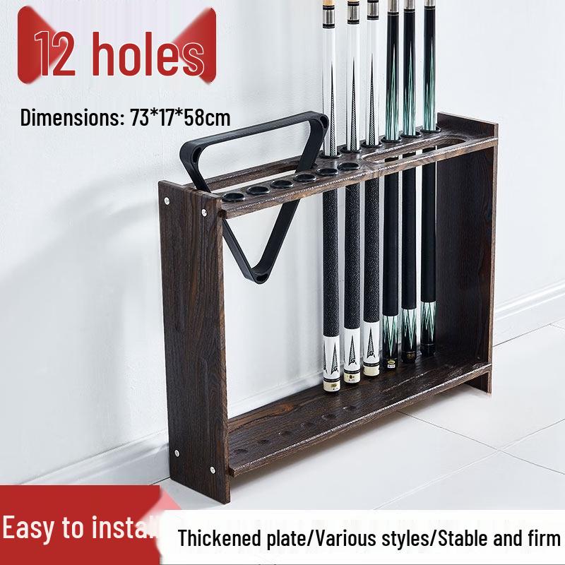 Jundingying 12-Hole Billiard Cue Rack