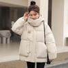 Women Parkas Winter Thick Casual Hooded Fashion Cotton Warm Short Jackets Korean Zipper Snow Wear Coats Puffer Parka