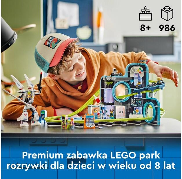 LEGO City 60421 Robot World Park with Roller Coaster
