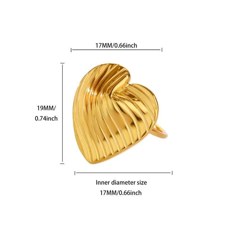 Light luxury zircon pearl heart-shaped ring women's opening adjustable temperament high-end k gold exquisite ring new