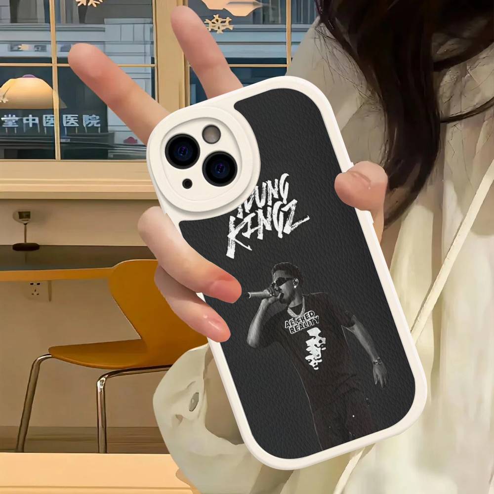 Myke Towers Rapper Phone Case For IPhone 16 15 14 13 12 11 Pro Max Plus Leather Soft Cover