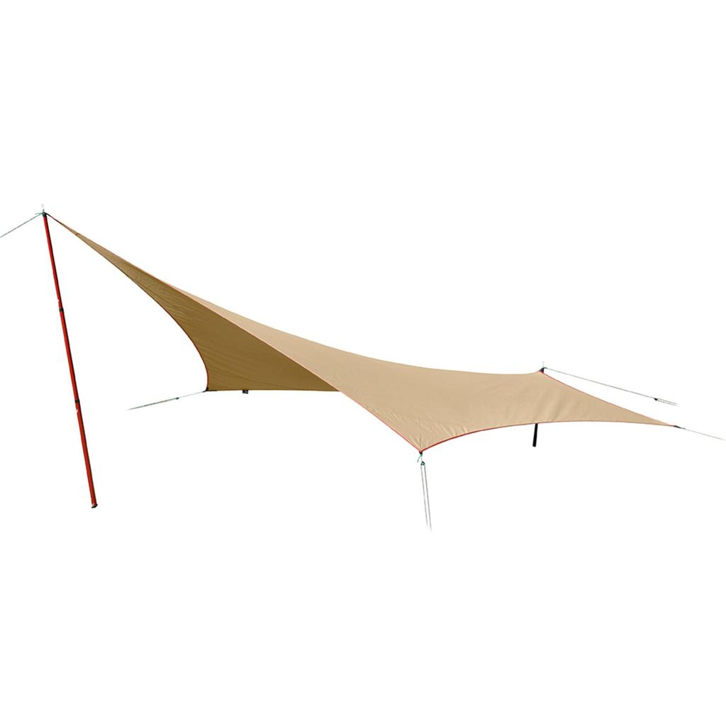 Designs Musasabi Wing Version TC Material Solo Camping Wing Tarp Wild Camping Tarp Overnight Campfire Includes Storage Bag and Guy Lines Tent-Mark
