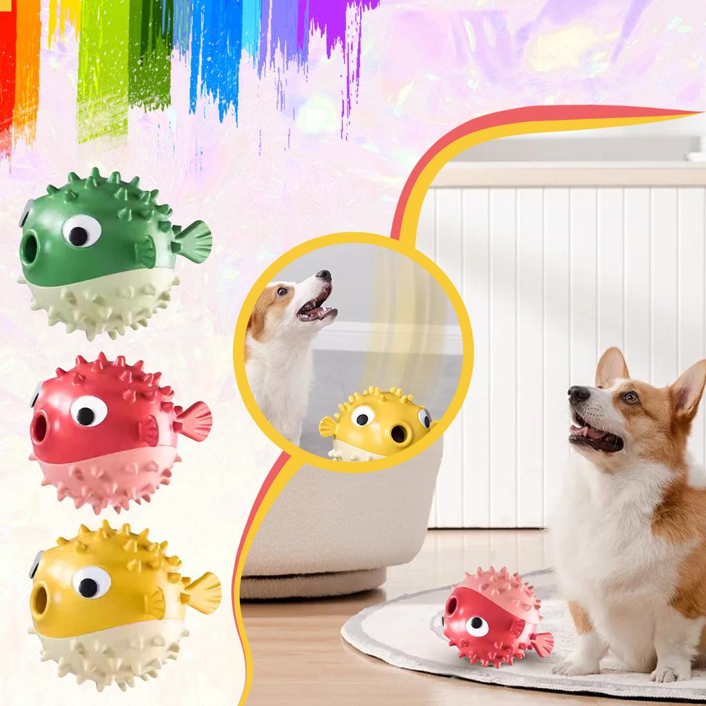Puppy Teething Ball Teeth-cleaning And Bite-resistant Dog And Cat Favourite Toy Ball Won't Rot Toy Ball  Toy