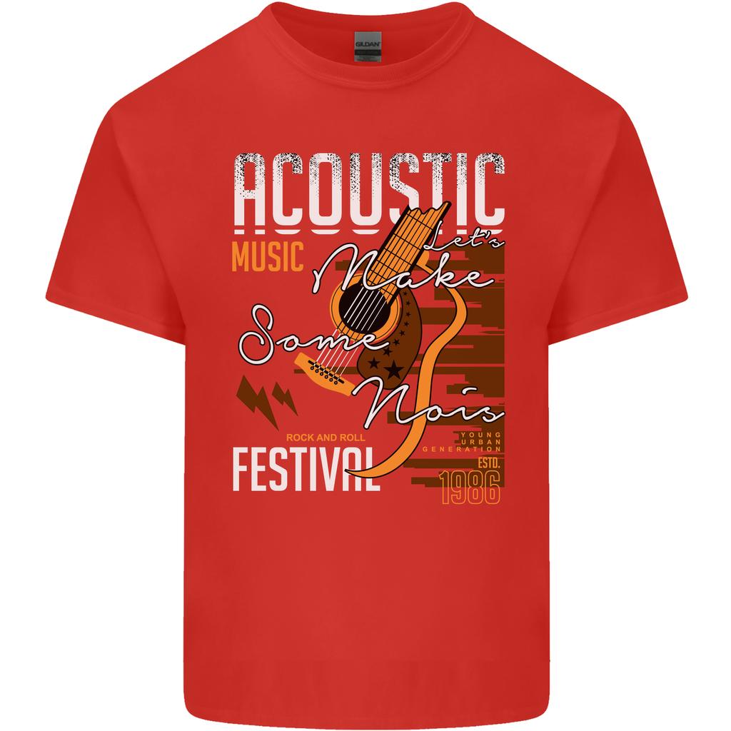 Akustische Musik Country Western Gitarre Unisex Leichtes Baumwoll-T-Shirt
