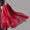 185*105cm Einfarbiger Schal mit Seidengefühl Modische Schals Wickeltuch Lange Leichte Schals für Damen