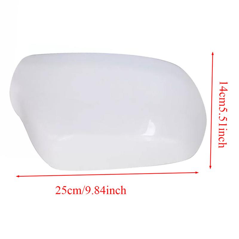 Side Mirror Cover Cap Door Wing Rearview Mirror for Mazda 2 2002-2007 Mazda 3 2003-2009  Mazda 6 2003-2008 Unpainted White