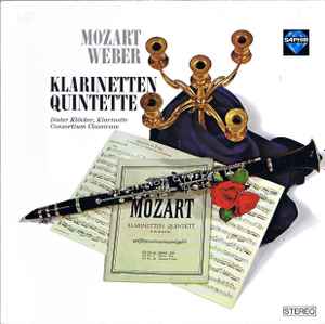 

LP Record WOLFGANG AMADEUS MOZART , CARL MARI - Klarinetten Quintette INT120809 Saphir Germany Classical Used