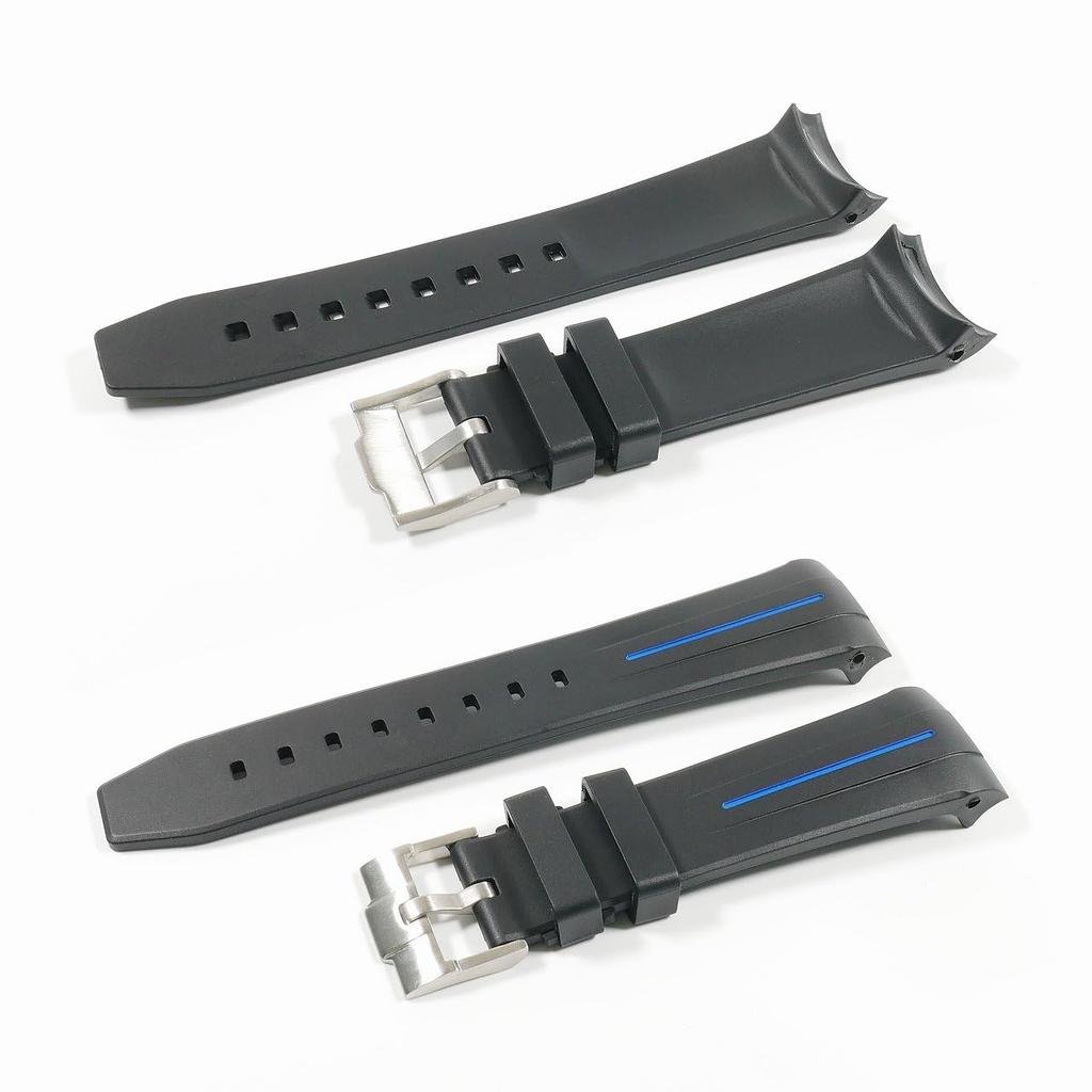 Exclusive Rubber Strap BLANCPAIN×Swatch (Black/Blue Line)