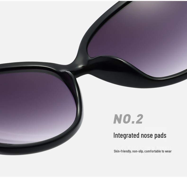 Women's Polarized Rhinestone Fox Head Sunglasses - Fashionable UV Protection