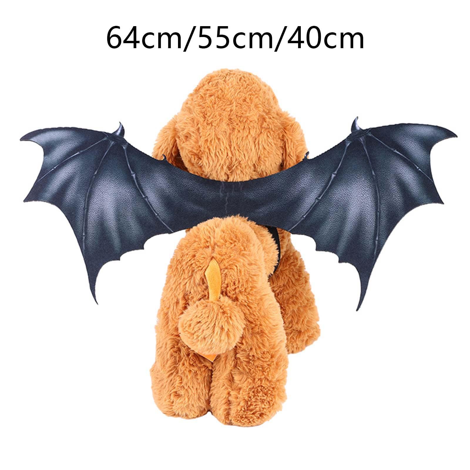 Dog Bat Wings Funny Party Decoration Cool Pet Clothing Apparel Cute Halloween Pet Bat Costume for Party Small Medium Large Dogs S