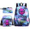 Geometry sprint game backpack geometry dash heat transfer backpack elementary school bag leisure bag