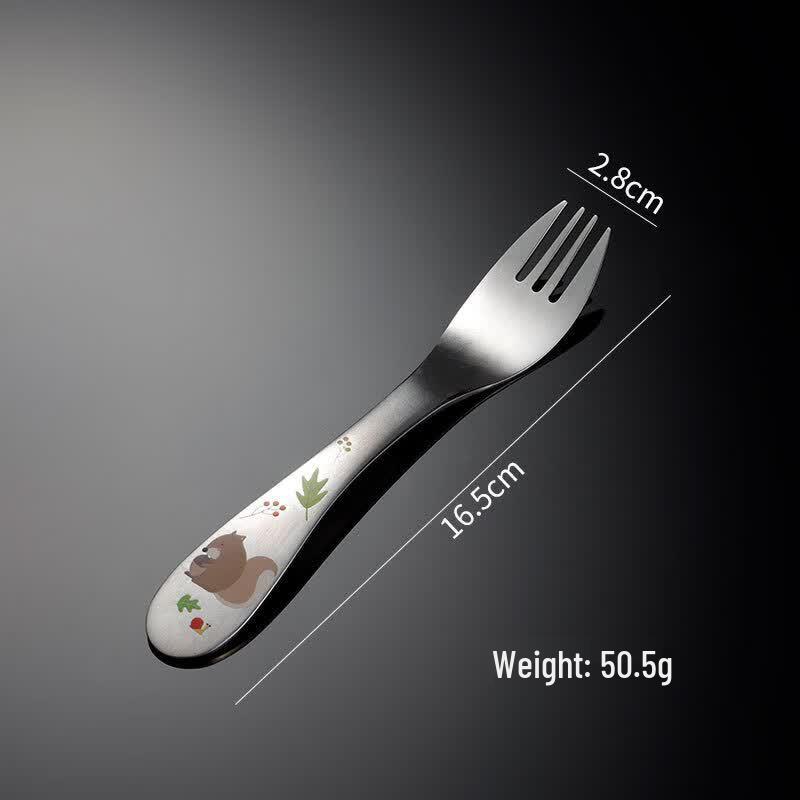 Qianxing 304 Stainless Steel Kids Animal Cartoon Fork Set