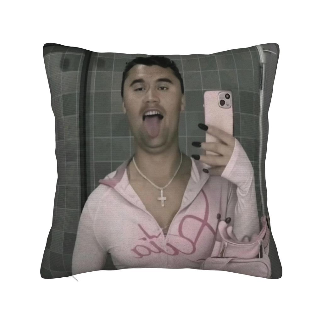 Charlie Kirk Funny Meme Pillow Covers Accessories Soft Cushion Cover Gift Pillow Case Cover Home Multiple Sizes