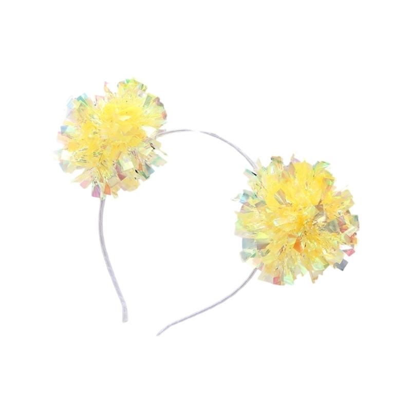 Sparkling Golds Sequins Headbands New Year Headpiece Festives Party Headwear for Christmas Cosplay and Birthday Parties