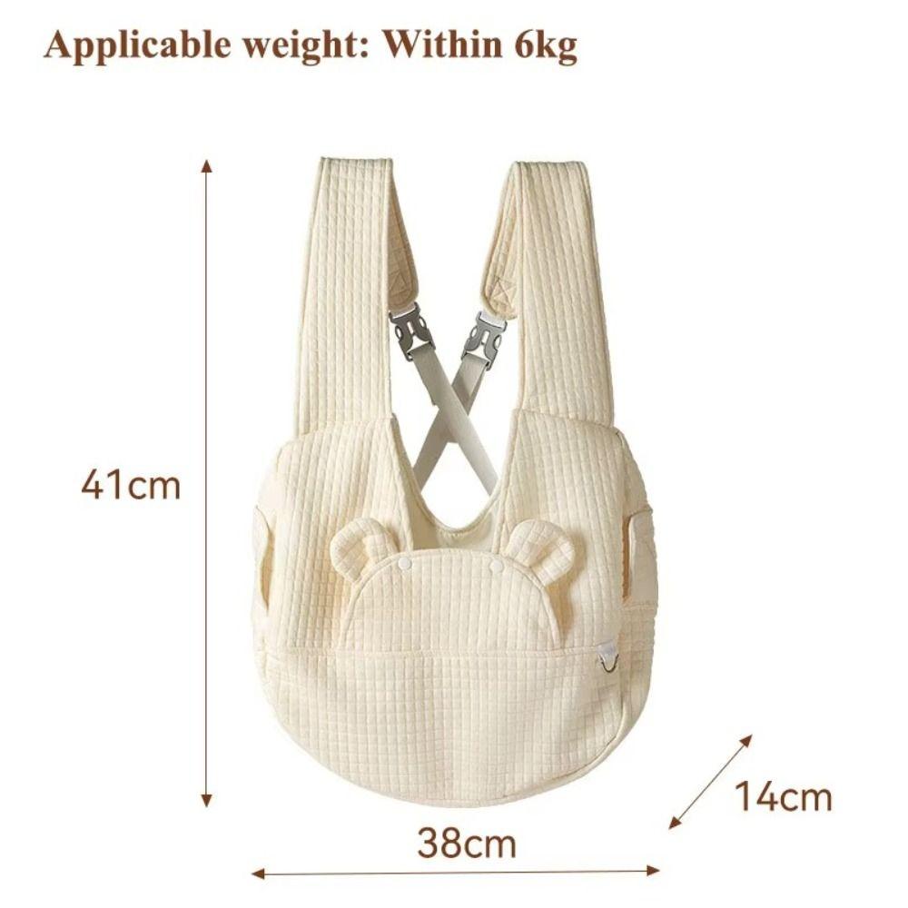 Adjustable Dog Bags Portable Cross Chest Backpack Trendy Pet Supplies  Outdoor